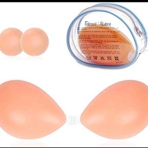 Tidetell Nubra Self Adhesive Silicone Bra New 2 packs of 2 pairs
